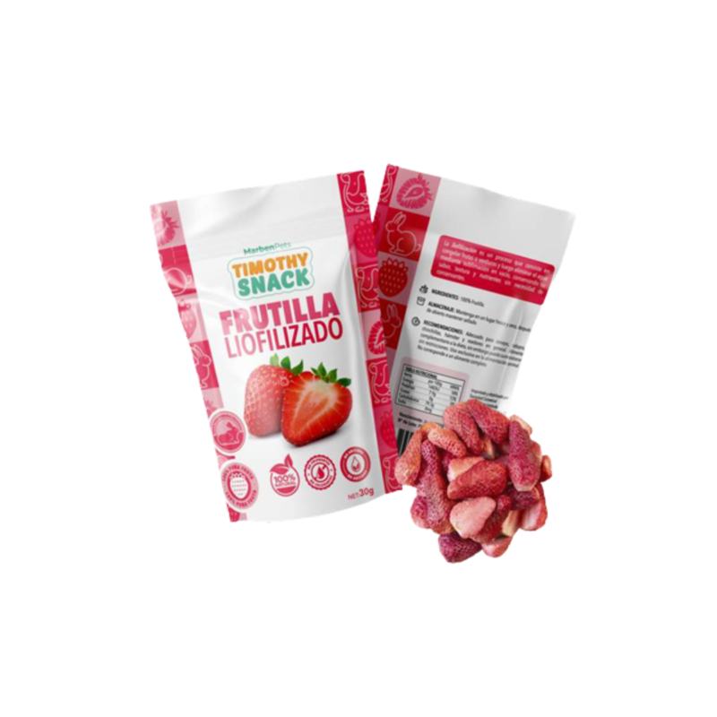 Frutilla Liofilizada Timothy Snacks  30 g